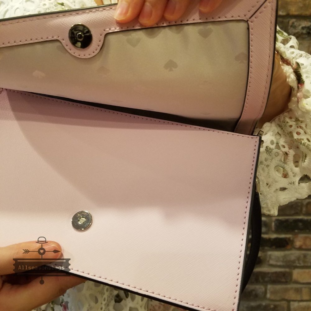 Kate spade convertible crossbody grand flora pink - Picture 9 of 10